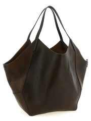 Brunello Cucinelli Brown Calfskin Tote Bag