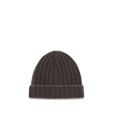 Brunello Cucinelli Brown Cashmere Beanie