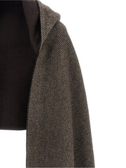 Brunello Cucinelli Brown Cashmere Scarf