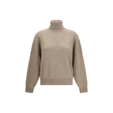 Brunello Cucinelli Brown Cashmere Turtleneck - M