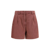 Brunello Cucinelli Brown Cotton Bermuda Shorts