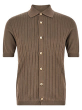 Brunello Cucinelli Brown Cotton Blouse