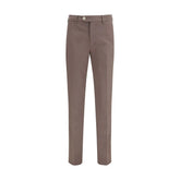 Brunello Cucinelli Brown Cotton Casual Pants