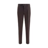 Brunello Cucinelli Brown Cotton Casual Pants