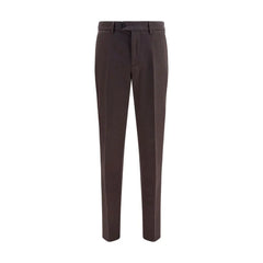 Brunello Cucinelli Brown Cotton Casual Pants