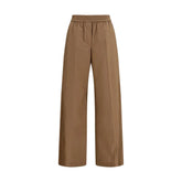 Brunello Cucinelli Brown Cotton Casual Pants