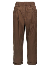 Brunello Cucinelli Brown Cotton Casual Pants