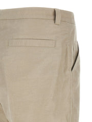 Brunello Cucinelli Brown Cotton Casual Pants
