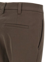 Brunello Cucinelli Brown Cotton Casual Pants - IT40