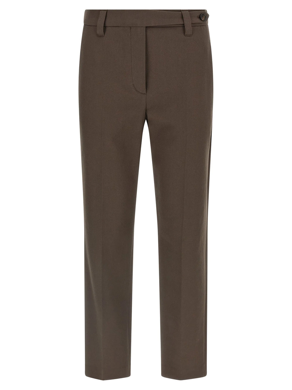 Brunello Cucinelli Brown Cotton Casual Pants - IT40