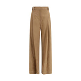 Brunello Cucinelli Brown Cotton Casual Pants - IT42 | L