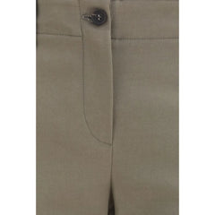 Brunello Cucinelli Brown Cotton Flared Pants - IT46|XL