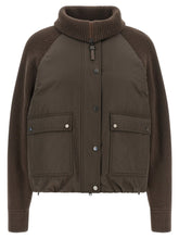 Brunello Cucinelli Brown Cotton Full-Length Jacket