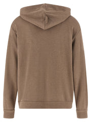 Brunello Cucinelli Brown Cotton Hoodie