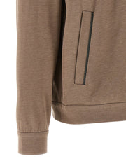 Brunello Cucinelli Brown Cotton Hoodie