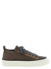 Brunello Cucinelli Brown Cotton Low Top Sneakers - EU36/US6