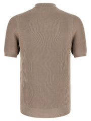 Brunello Cucinelli Brown Cotton Polo Shirt - IT46 | S