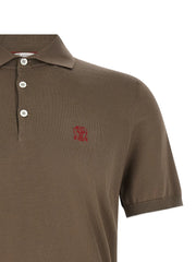 Brunello Cucinelli Brown Cotton Polo Shirt - IT50 | L