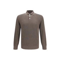 Brunello Cucinelli Brown Cotton Shirt
