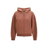 Brunello Cucinelli Brown Cotton Sweatshirt