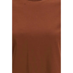 Brunello Cucinelli Brown Cotton T-Shirt