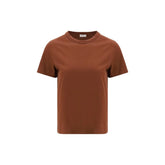 Brunello Cucinelli Brown Cotton T-Shirt