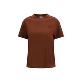 Brunello Cucinelli Brown Cotton T-Shirt