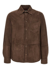 Brunello Cucinelli Brown Lamb Leather Blouse - L
