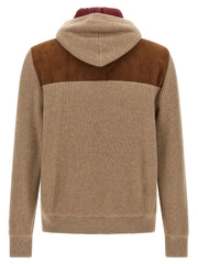 Brunello Cucinelli Brown Lamb Leather Bomber