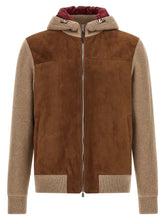 Brunello Cucinelli Brown Lamb Leather Bomber