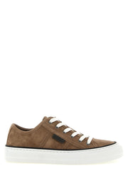 Brunello Cucinelli Brown Leather Low Top Sneakers - EU39.5/US9.5