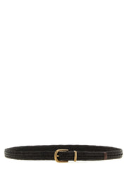 Brunello Cucinelli Brown Leather Regular Belt - M