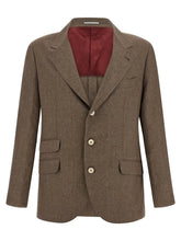 Brunello Cucinelli Brown Linen Blazer