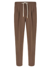 Brunello Cucinelli Brown Linen Casual Pants