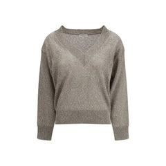 Brunello Cucinelli Brown Linen Sweatshirt - L