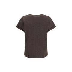 Brunello Cucinelli Brown Nylon T-Shirt