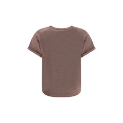 Brunello Cucinelli Brown Nylon T-Shirt - XL