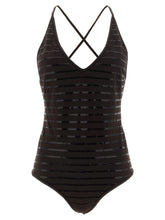 Brunello Cucinelli Brown Polyamide One-Piece Swimsuit