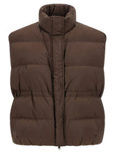 Brunello Cucinelli Brown Polyester Sleeveless Jacket