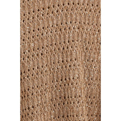 Brunello Cucinelli Brown Silk Sweatshirt - XL