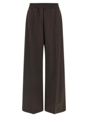 Brunello Cucinelli Brown Virgin Wool Casual Pants