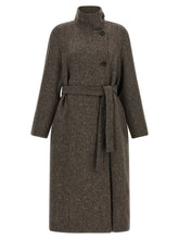 Brunello Cucinelli Brown Virgin Wool Coat