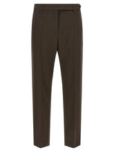 Brunello Cucinelli Brown Virgin Wool Dress Pants