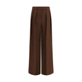 Brunello Cucinelli brune viskose casual bukser