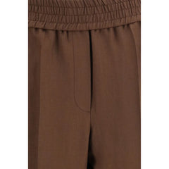 Brunello Cucinelli Brown Viscose Casual Pants - IT40 | M