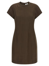 Brunello Cucinelli Brown Viscose Short Dress