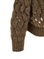 Brunello Cucinelli Brown Wool Cardigan - XXS
