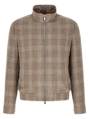 Brunello Cucinelli Brown Wool Full-Length Jacket