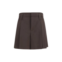 Brunello Cucinelli Brown Wool Oves Aries Bermuda Shorts - IT44 | L