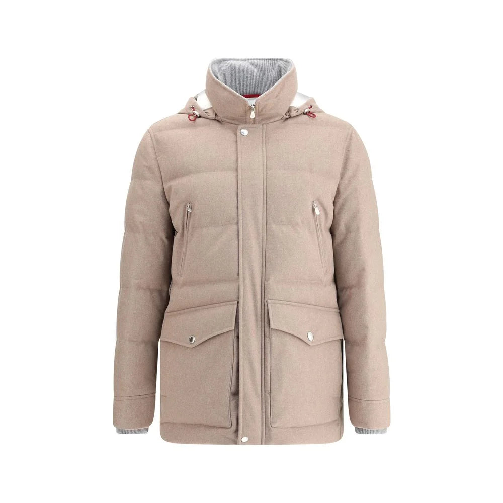 Brunello Cucinelli Cashmere Down Jacket - S - Puffer Jackets